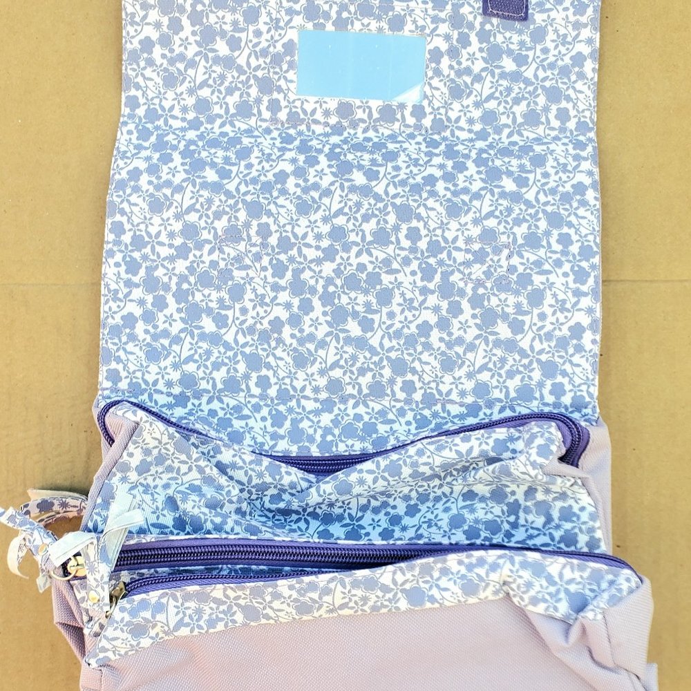 C- Lavendar Travel Organizer with Small Mirror